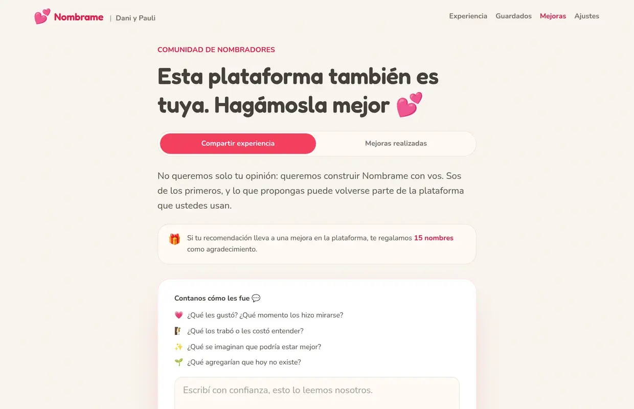 Pidan lo que falta